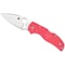 Spyderco 2024 Spyderco Native 5 Pink Heals Lightweight Pink Plain SPY-C41PPN5 - alternate 3